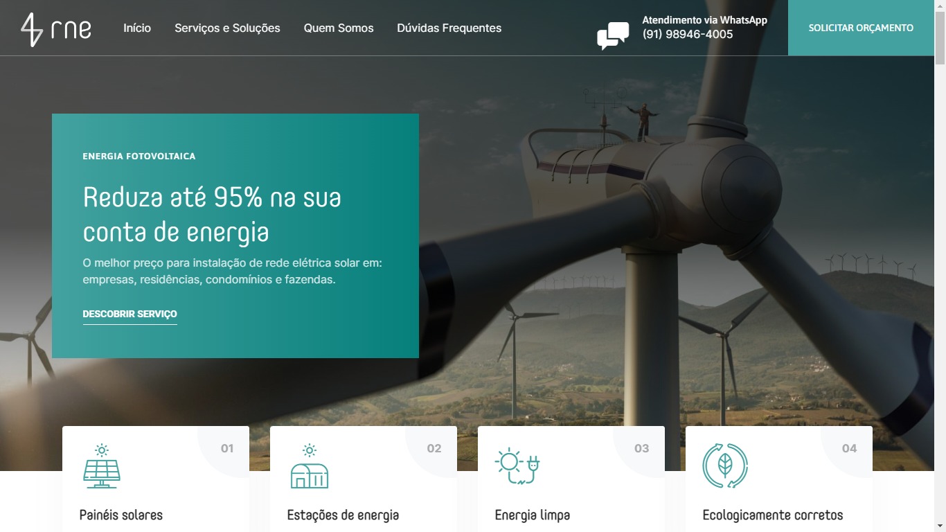 Criámos o novo website da Rede Norte Energia. Um redesign moderno para renovar a presença online da marca.