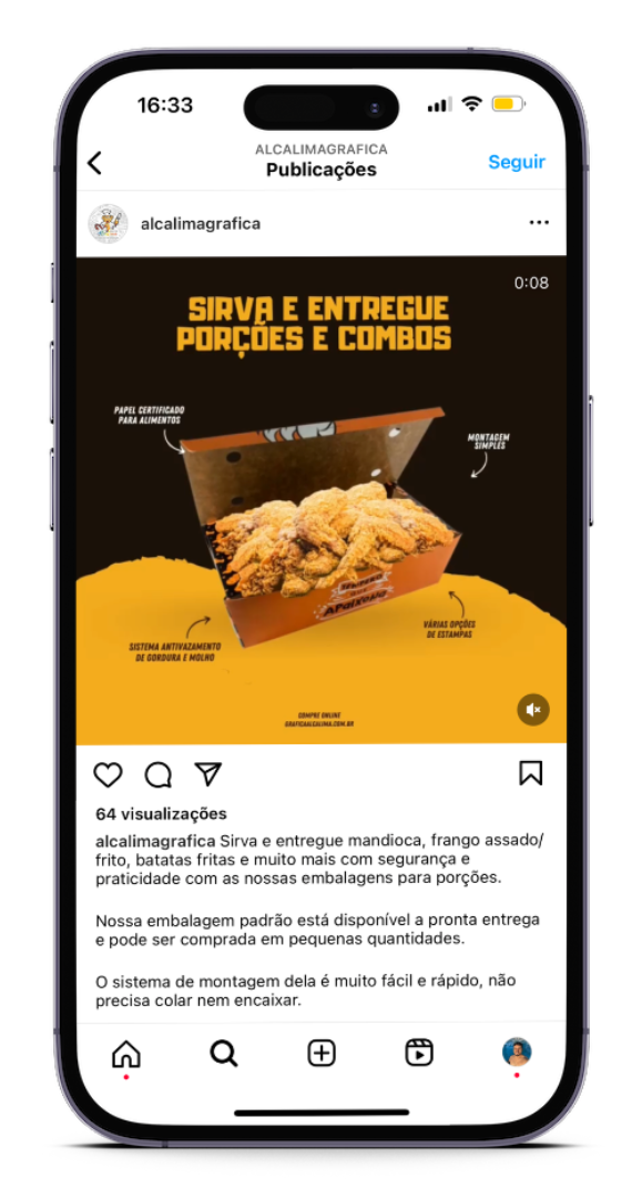 Potenciamos la presencia online de Gráfica Alcalima con estrategias de redes sociales y tráfico pago para destacar sus embalajes delivery de alta calidad.