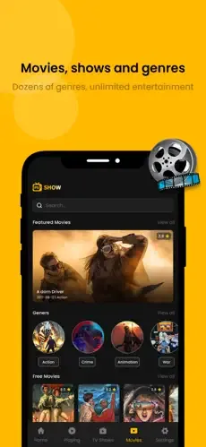 Cricfy Movies and shows