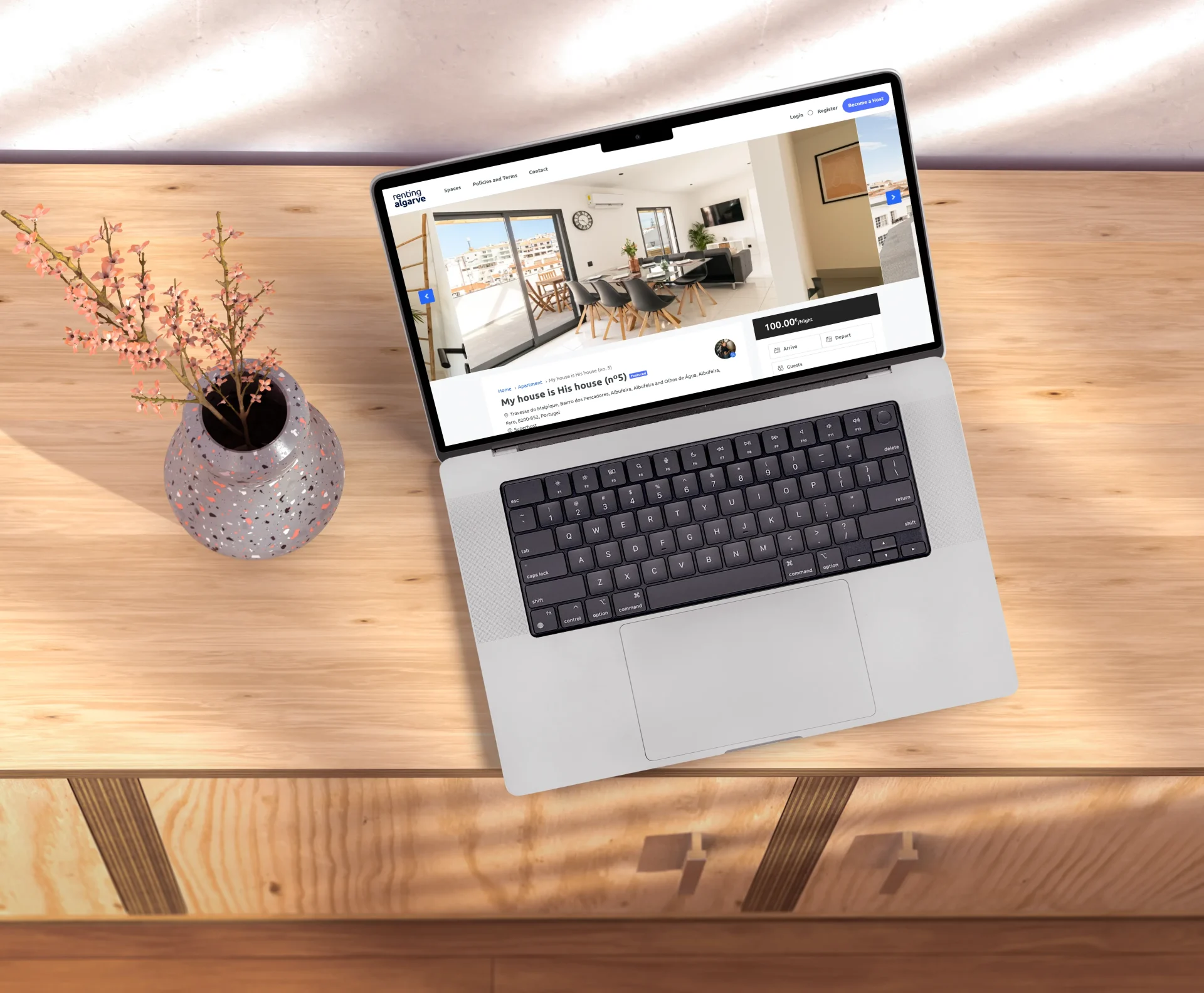 Diseño UX y Desarrollo Web Renting Algarve – Diseño de Portal para Promoción de Turismo Local