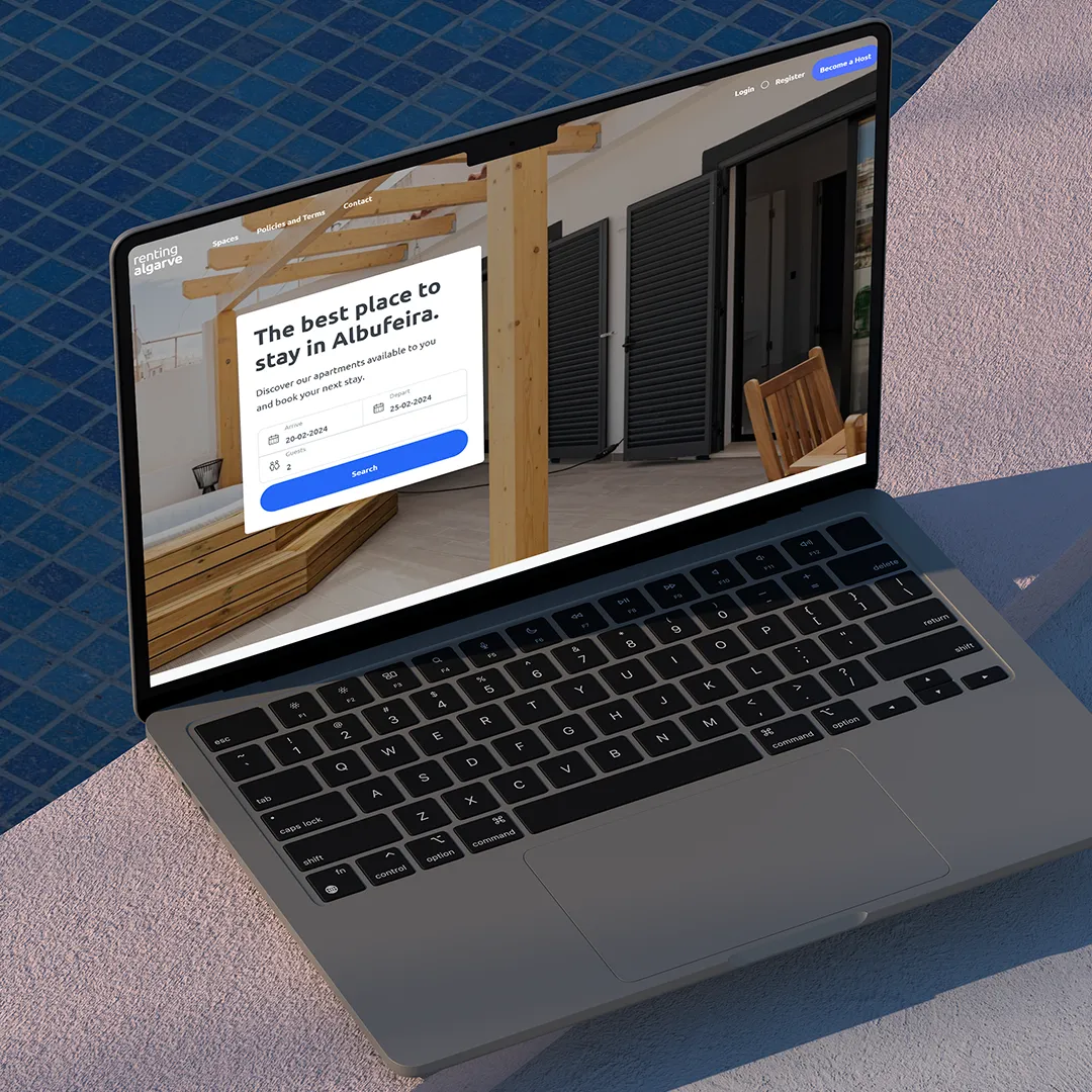 Diseño UX y Desarrollo Web Renting Algarve – Diseño de Portal para Promoción de Turismo Local